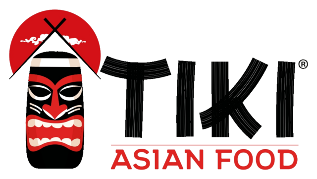 Logo original transparente de Tiki Asian Food